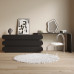 Black Vanity Dresser Integrated Italian Styling Table Minimalist Bedroom Luxury Light Makeup Table Solid Wood Black Vanity Dresser Integrated Italian Styling Table Minimalist Bedroom Luxury Light Makeup Table Solid Wood