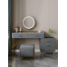 Light Luxury Solid Wood Tech Clothstone Vanity Table Modern Space Saving Dresser Light Luxury Solid Wood Tech Clothstone Vanity Table Modern Space Saving Dresser
