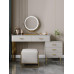 Light Luxury Solid Wood Tech Clothstone Vanity Table Modern Space Saving Dresser Light Luxury Solid Wood Tech Clothstone Vanity Table Modern Space Saving Dresser