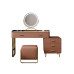 Light Luxury Solid Wood Tech Clothstone Vanity Table Modern Space Saving Dresser Light Luxury Solid Wood Tech Clothstone Vanity Table Modern Space Saving Dresser