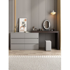 Italian Minimalist Vanity Chest Wardrobe Bedroom Modern Multifunctional High End Bedside Storage Vanity Desk Italian Minimalist Vanity Chest Wardrobe Bedroom Modern Multifunctional High End Bedside Storage Vanity Desk