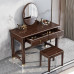 Modern Aesthetic Luxury Classic Master Bedroom Storage Vanity with Mirror Modern Aesthetic Luxury Classic Master Bedroom Storage Vanity with Mirror