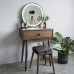 Scandinavian Walnut Wood Makeup Desk Scandinavian Walnut Wood Makeup Desk