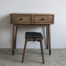 Scandinavian Walnut Wood Makeup Desk Scandinavian Walnut Wood Makeup Desk
