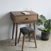 Scandinavian Walnut Wood Makeup Desk Scandinavian Walnut Wood Makeup Desk