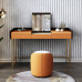 Luxury Modern Minimalist PU Vanity Table with Mirror Luxury Modern Minimalist PU Vanity Table with Mirror
