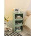 Creative Circular Bedside Cabinet Modern Minimalist Side Table Small Living Room Tea Table Storage Rack