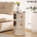 Creative Circular Bedside Cabinet Modern Minimalist Side Table Small Living Room Tea Table Storage Rack