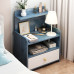 Bedside Cabinet Modern Simple Bedside Simple Multifunction Solid Wood Leg Bedside Storage Shelf