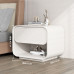 Modern Luxe Minimalist Cream Cabinet