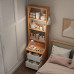 Bedside Cabinet Modern Minimalist Bedroom MultiFunction Bookshelf Storage Rack