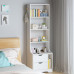 Bedside Cabinet Modern Minimalist Bedroom MultiFunction Bookshelf Storage Rack