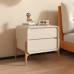 Minimalist CreamColored Bedside Cabinet