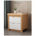 Wooden Bedside Storage Cabinet Modern Minimalist Ultra Narrow Luxury Bedroom Drawer