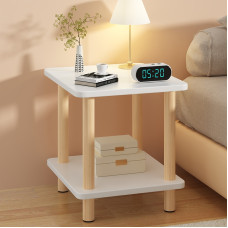 Bedside Cabinet Small Modern Spacious Minimalist Luxury Feeling Narrow Edge Storage Shelf Bedside Table