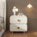 Modern Simple Small Sofa Bedside Cabinet Luxury Cream Storage Cabinet