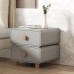 Modern Simple Small Sofa Bedside Cabinet Luxury Cream Storage Cabinet