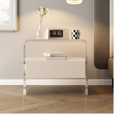 Modern Simple Luxury Creative Minimalist Designer Floating Bedside Cabinet