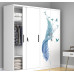 Iron Closet Simple Steel Bedroom Kids Cartoon Wardrobe Balcony Storage Eco Organizer Iron Closet Simple Steel Bedroom Kids Cartoon Wardrobe Balcony Storage Eco Organizer