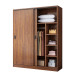 Household Bedroom Wooden Sliding Door Child Wardrobe Rental Apartment Economical Simple Cabinet Small Apartment