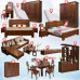 Chinese style full house wooden bed wardrobe complete bedroom furniture set two bedrooms one living master bedroom full set furniture Chinese style full house wooden bed wardrobe complete bedroom furniture set two bedrooms one living master bedroom full set furniture