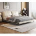 Double Leather Bed 180cm Modern Minimalist Bedroom Furniture Set