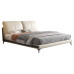 Double Leather Bed 180cm Modern Minimalist Bedroom Furniture Set