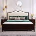 American Light Luxury Cherry Wood Bedroom Furniture Set
