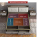 Small Apartment Nordic Solid Multilayer Furniture Bedroom Set
