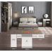 Small Apartment Nordic Solid Multilayer Furniture Bedroom Set