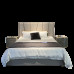 Double Leather Bed Suite Hotel Room 150cm Leather Bedroom Princess Wedding Bed Double Leather Bed Suite Hotel Room 150cm Leather Bedroom Princess Wedding Bed