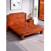 Solid Wood Redwood Bed180cm Classic Carved Bedroom Double Bed Chinese Pineapple Suite