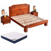 Solid Wood Redwood Bed180cm Classic Carved Bedroom Double Bed Chinese Pineapple Suite