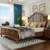 American Country Solid Wood Bed 180cm Double Bed Modern Minimalist Master Bedroom Furniture Set Wedding Bed American Country Solid Wood Bed 180cm Double Bed Modern Minimalist Master Bedroom Furniture Set Wedding Bed