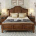 American Country Solid Wood Bed 180cm Double Bed Modern Minimalist Master Bedroom Furniture Set Wedding Bed American Country Solid Wood Bed 180cm Double Bed Modern Minimalist Master Bedroom Furniture Set Wedding Bed