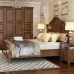 American Country Solid Wood Bed 180cm Double Bed Modern Minimalist Master Bedroom Furniture Set Wedding Bed American Country Solid Wood Bed 180cm Double Bed Modern Minimalist Master Bedroom Furniture Set Wedding Bed