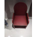 Mid Century Red Wooden Designer Dining Armchair