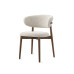 Scandinavian Solid Wood Designer Cloth Upholstered Chair Light Luxury Dining Chair Scandinavian Solid Wood Designer Cloth Upholstered Chair Light Luxury Dining Chair