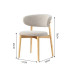 Scandinavian Solid Wood Designer Cloth Upholstered Chair Light Luxury Dining Chair Scandinavian Solid Wood Designer Cloth Upholstered Chair Light Luxury Dining Chair