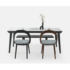 Chinese Style Simple Black Walnut Retro Writing Desk Chair with Backrest for Luxury Dining Chinese Style Simple Black Walnut Retro Writing Desk Chair with Backrest for Luxury Dining
