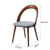 Chinese Style Simple Black Walnut Retro Writing Desk Chair with Backrest for Luxury Dining Chinese Style Simple Black Walnut Retro Writing Desk Chair with Backrest for Luxury Dining
