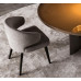 Scandinavian Minimalist Wooden Dining Chairs Luxurious Fabric Upholstery Hotel Negotiation Table Coffee Chairs Home Desk Backrest Chairs