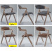 Modern Retro Folding Dining Chair with Bent Arms Modern Retro Folding Dining Chair with Bent Arms