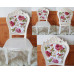 European-Style Dining Chair Solid Wood Back Chair