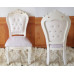 European-Style Dining Chair Solid Wood Back Chair