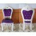 European-Style Dining Chair Solid Wood Back Chair