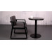 Lauro Armchair Full Steel Back Chair