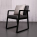 Lauro Armchair Full Steel Back Chair