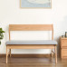 Long Solid Oak Bench Simple Chair