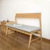 Long Solid Oak Bench Simple Chair